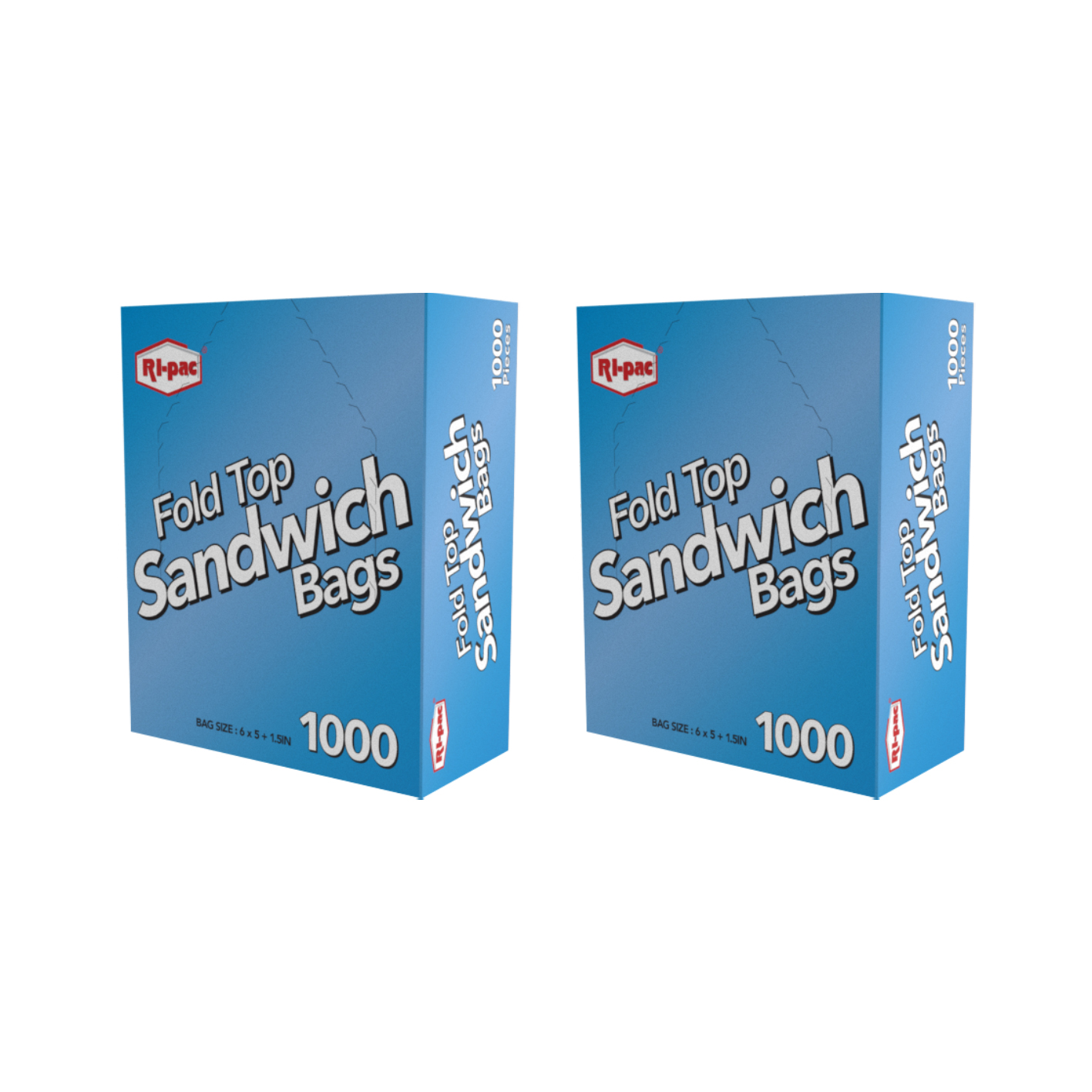 480 Fold Top Sandwich Snack Bags Food Storage Plastic Baggies Office Travel  Home, 1 - Ralphs