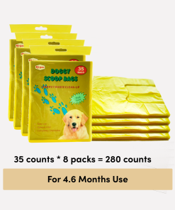 8 packs of dog poop bags